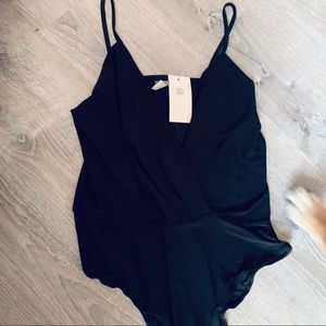 Deep V body suit